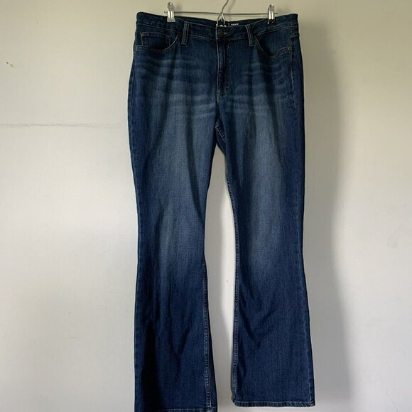 Lee Regular Fit Boot Cut Mid-Rise Size 16 Long - Picture 2 of 5